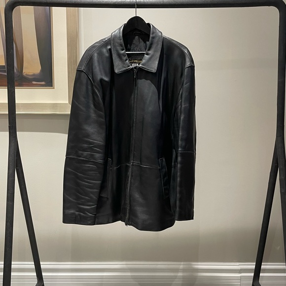 Boulevard Club Other - Vintage (42-44 L/G) Mens Boulevard Club Black 100% Leather Jacket
